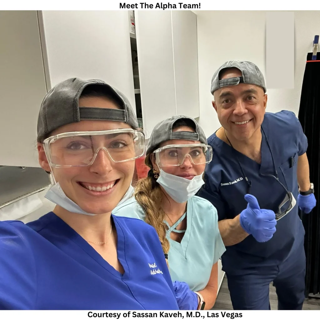 Alpha Medical Aesthetics team led by Dr. Sassan Kaveh in Las Vegas Alpha Medical Aesthetics Team Dr Sassan Kaveh Las Vegas